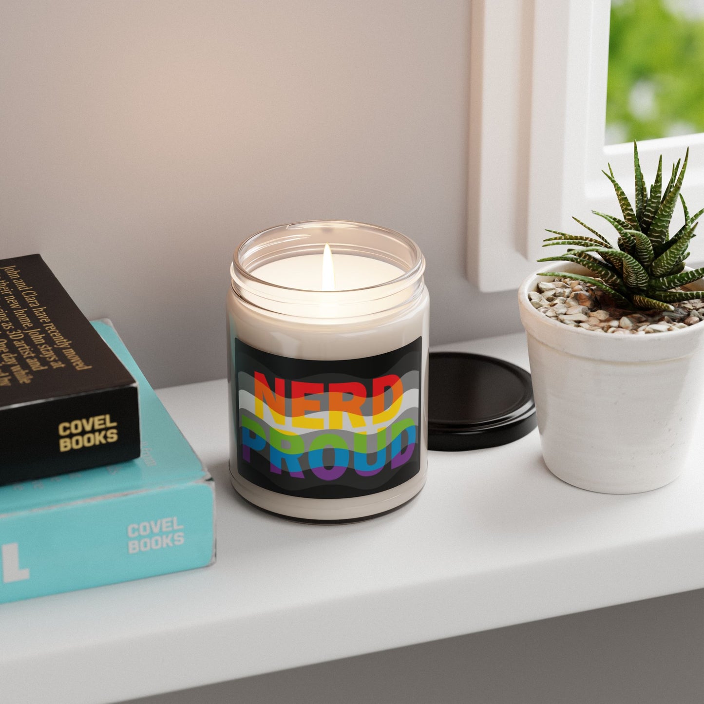 "Nerd Proud" Flag - Scented Candle (9oz)