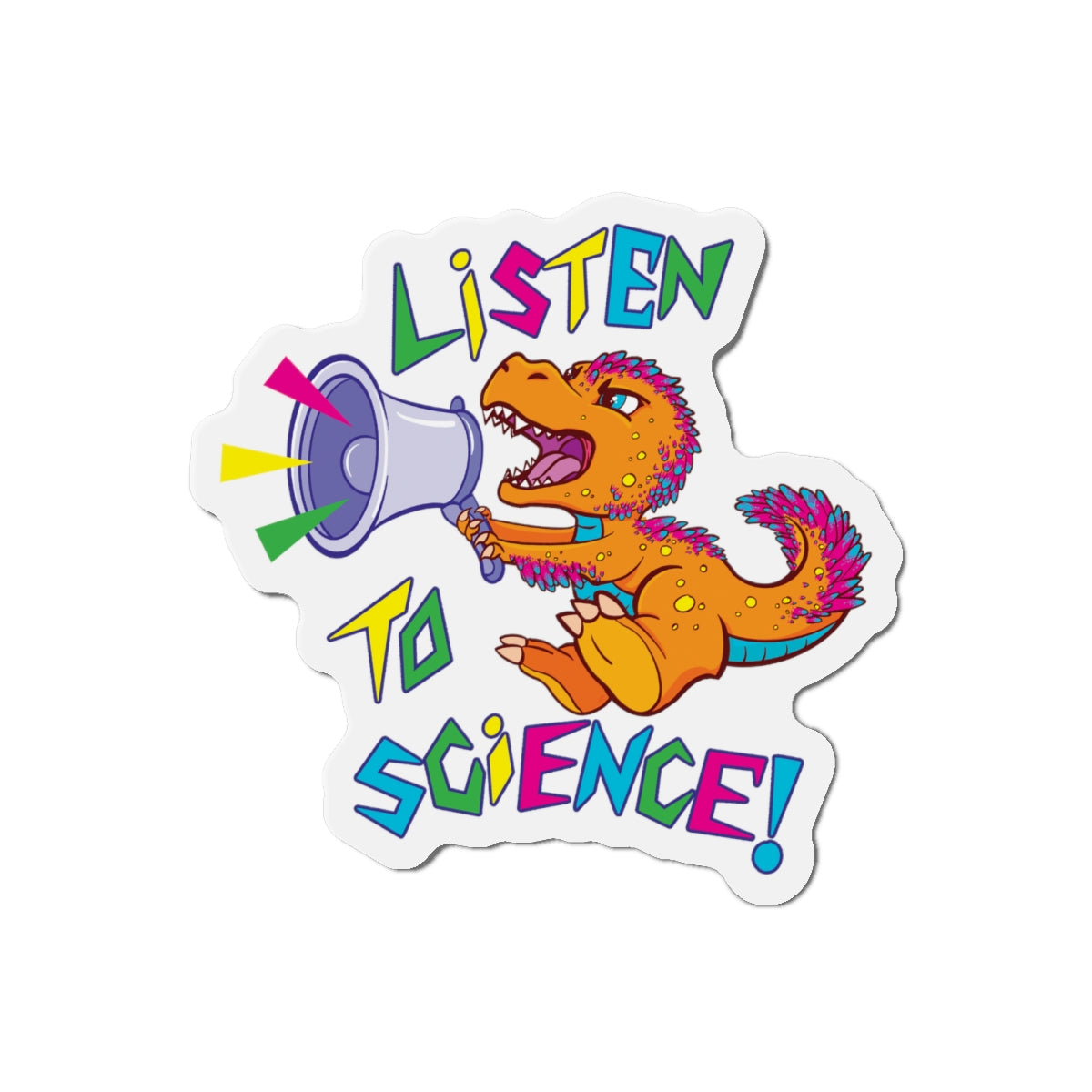 "Science!" Button Magnet, Round