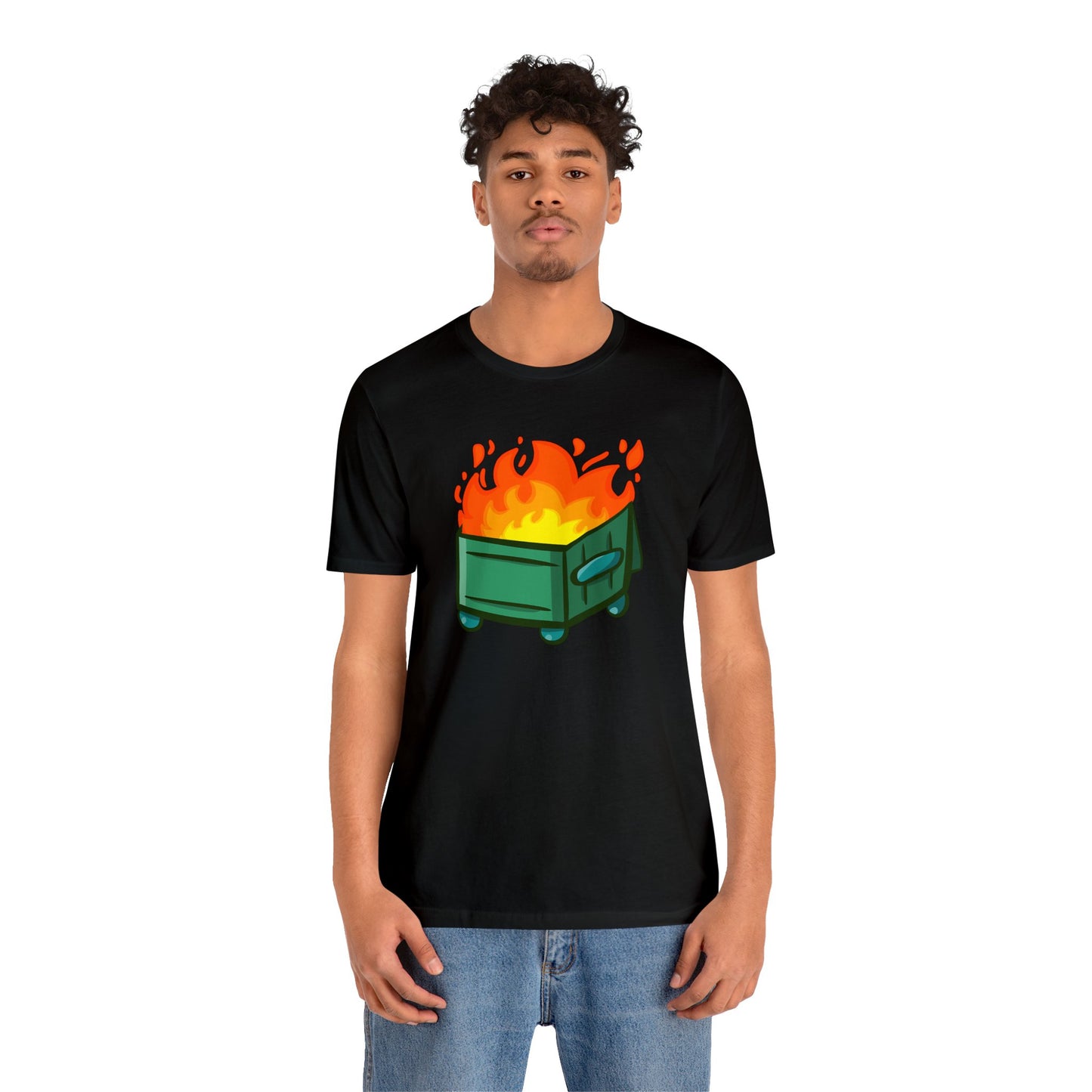 "Dumpster Fire" - Unisex Jersey Short Sleeve Tee (Multiple Color Options)