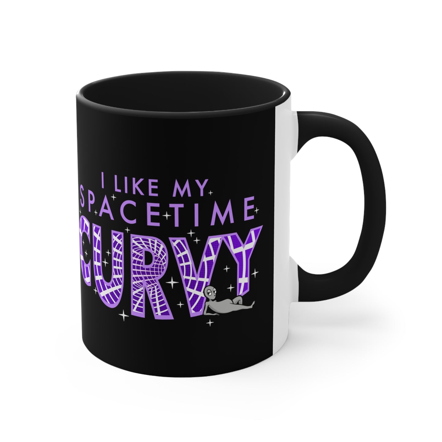 "Spacetime" - Accent Coffee Mug (11oz)