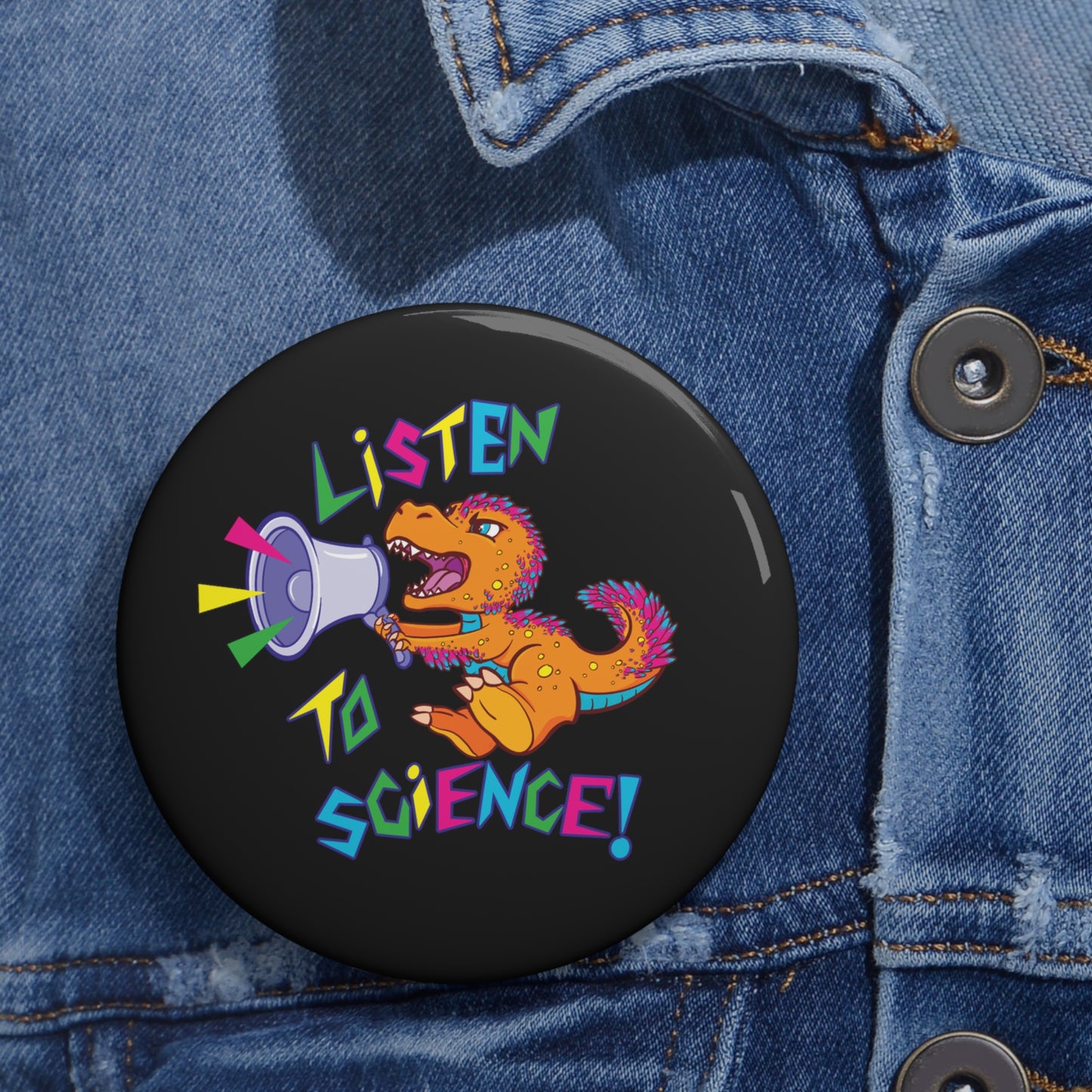 "Science!" Pin Buttons