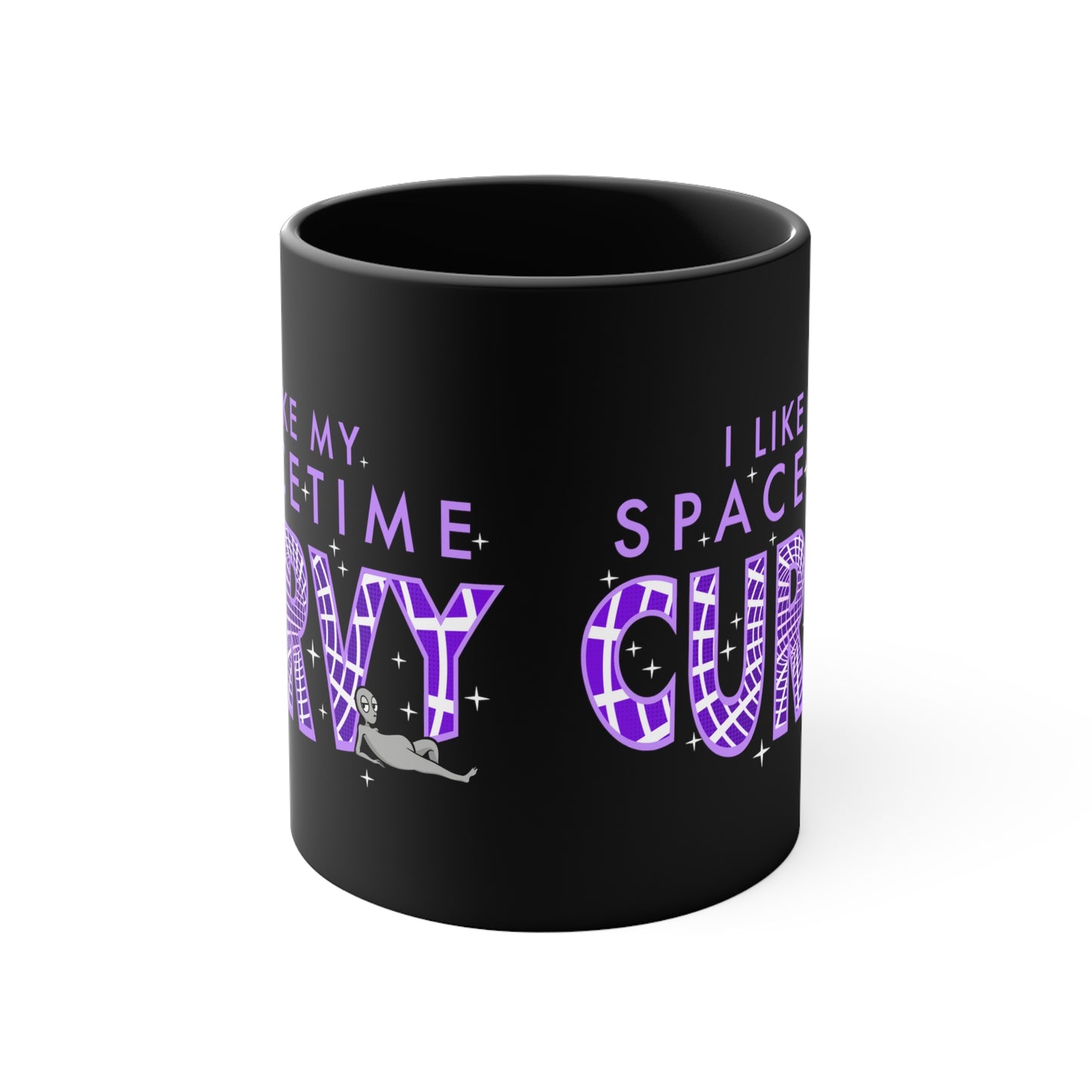 "Spacetime" - Accent Coffee Mug (11oz)