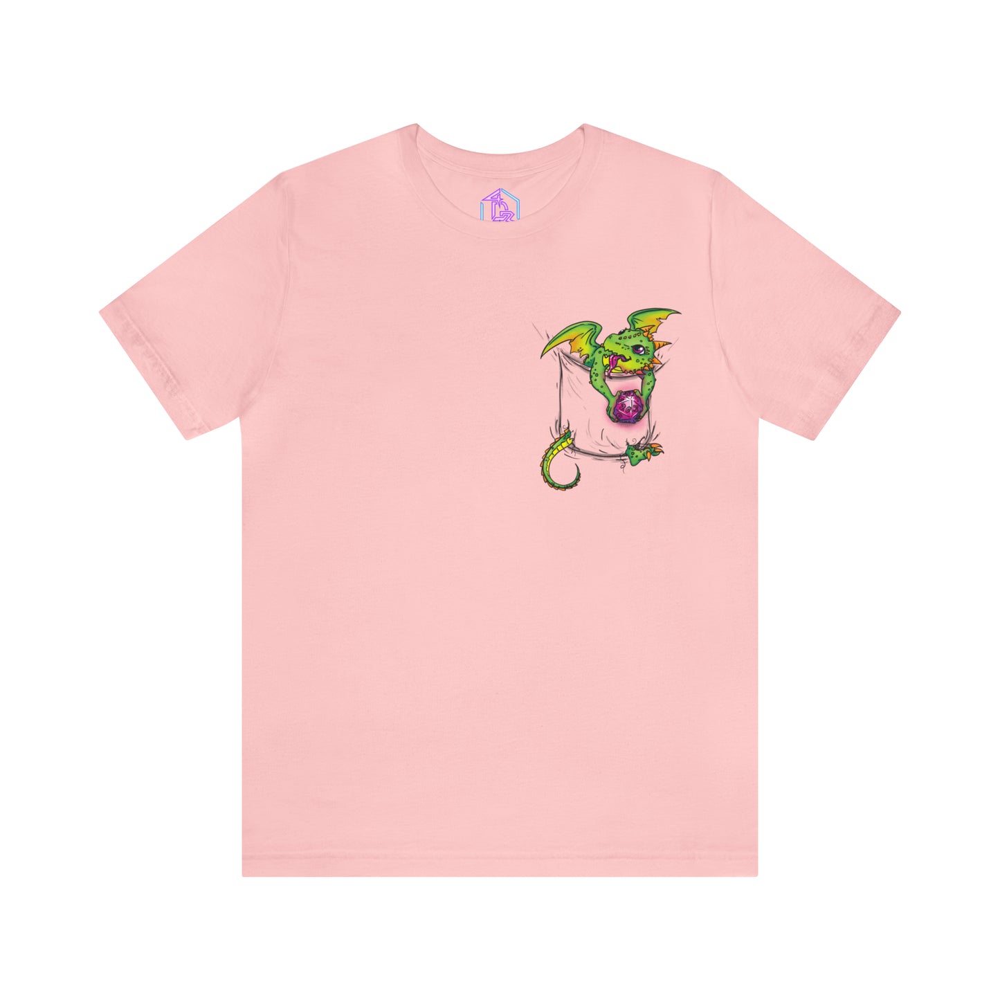 "Pocket Dragon" - Short Sleeve Tee (Multiple Color Options)