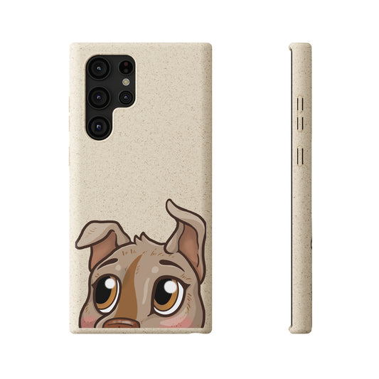 "Puppy Peek" - Phone Case