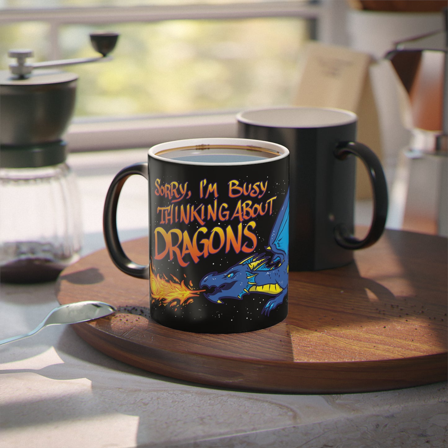 "Thinkin' About Dragons" -  Magic Mug