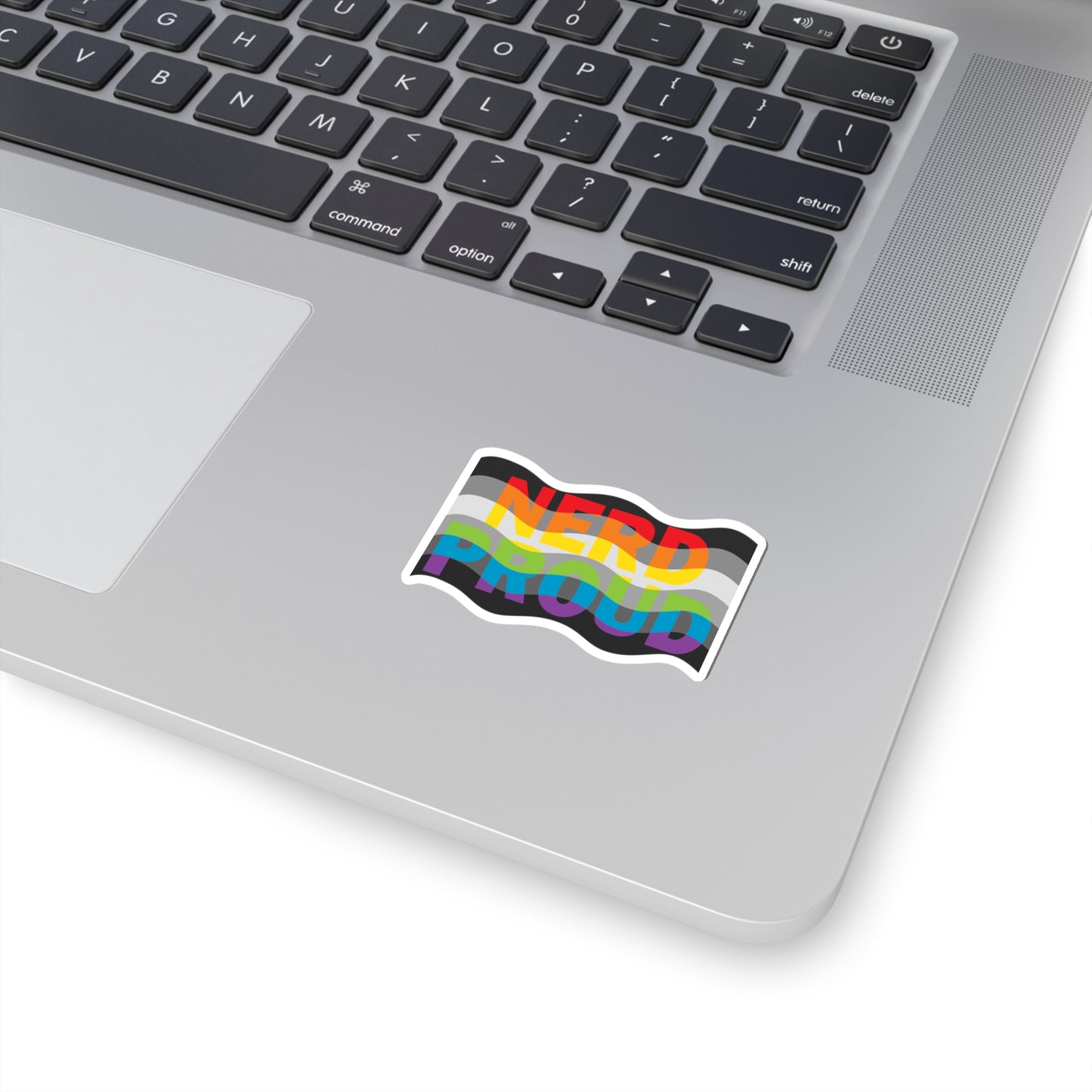 "Nerd Proud" Color Flag - Kiss-Cut Stickers