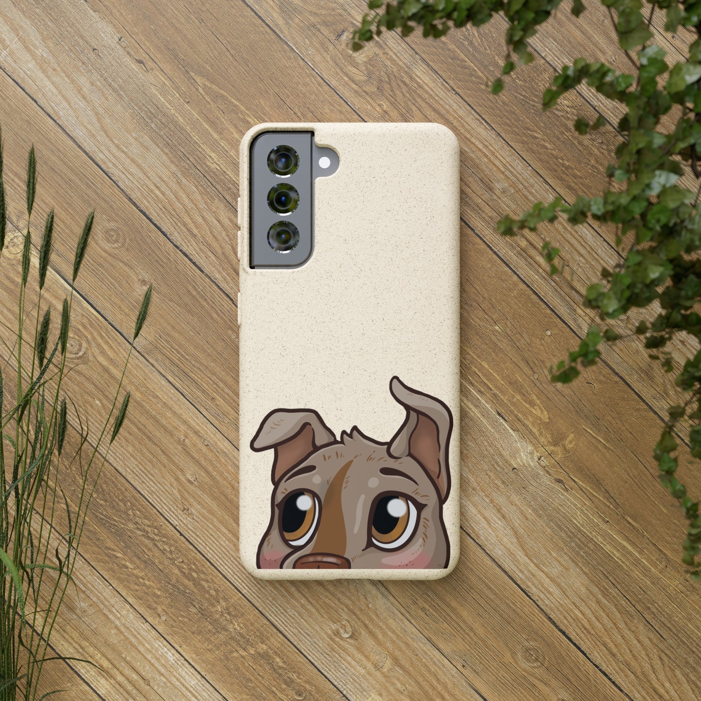 "Puppy Peek" - Phone Case