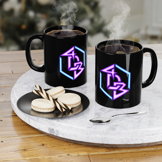 The Official 4DavidBlue Stream Mug - Black (11oz)