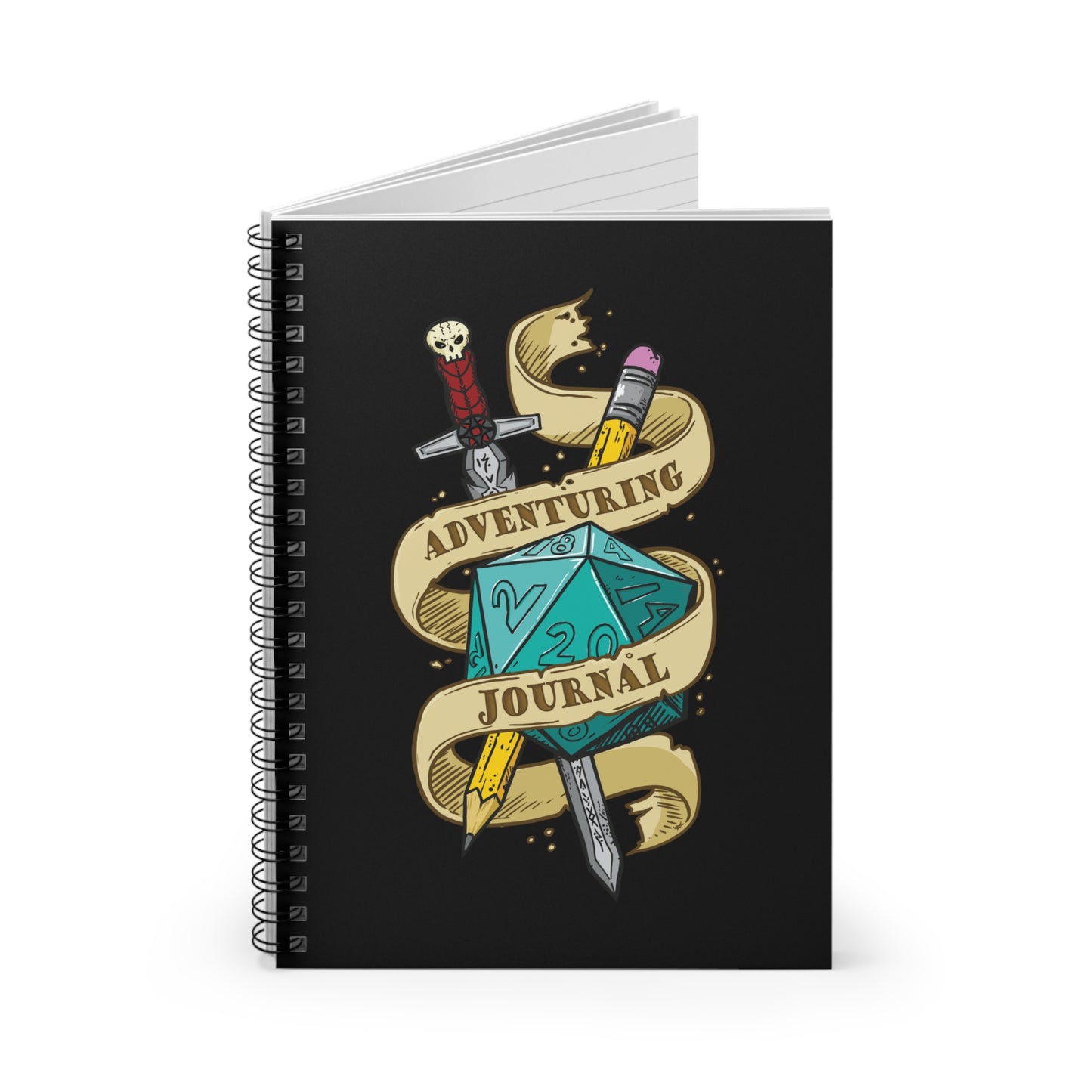 "Player Notebook" - Spiral Journal (Lined)