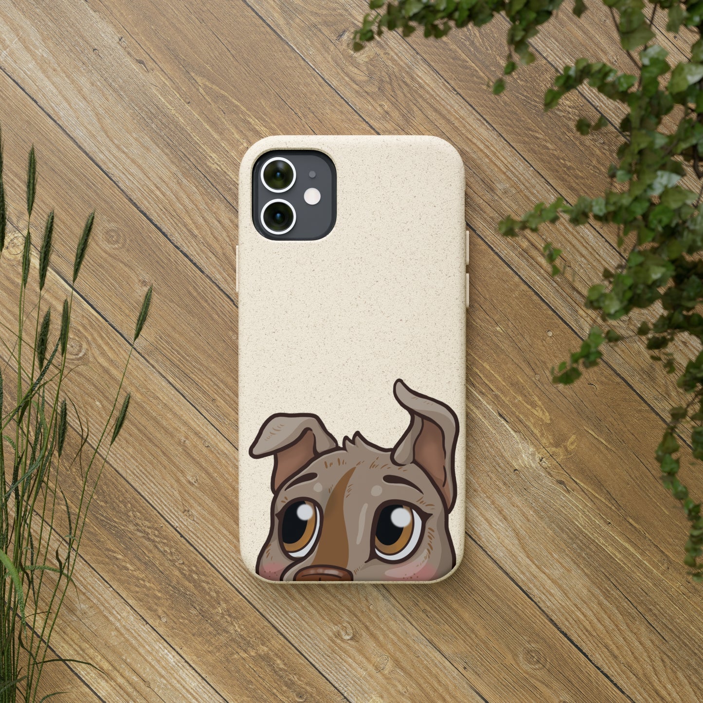 "Puppy Peek" - Phone Case