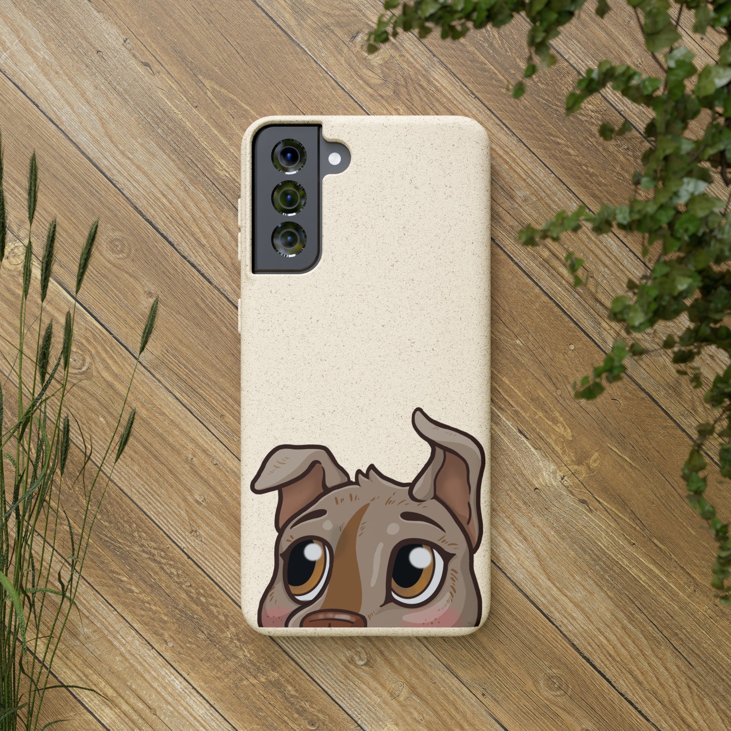 "Puppy Peek" - Phone Case