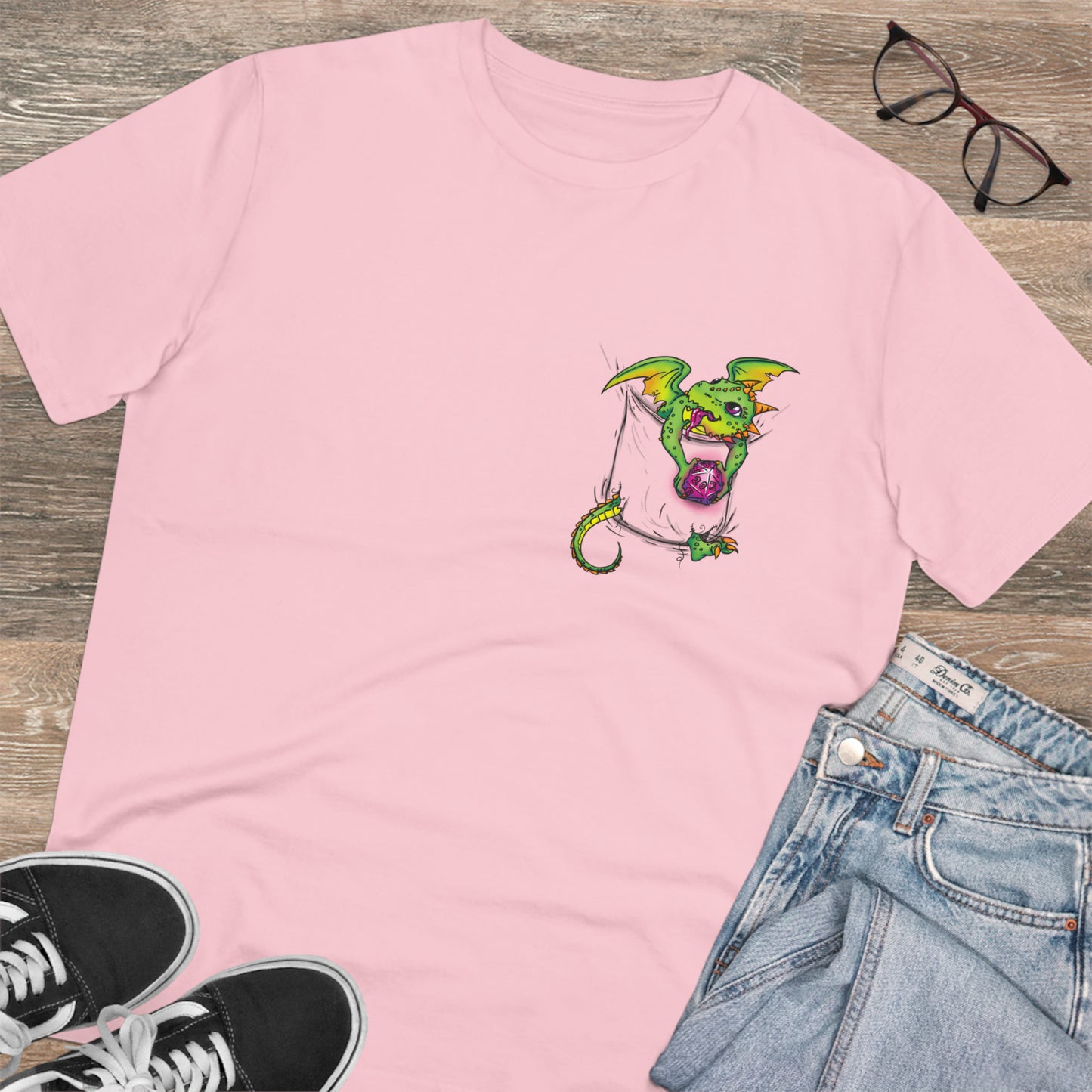 "Pocket Dragon" - Short Sleeve Tee (Organic)