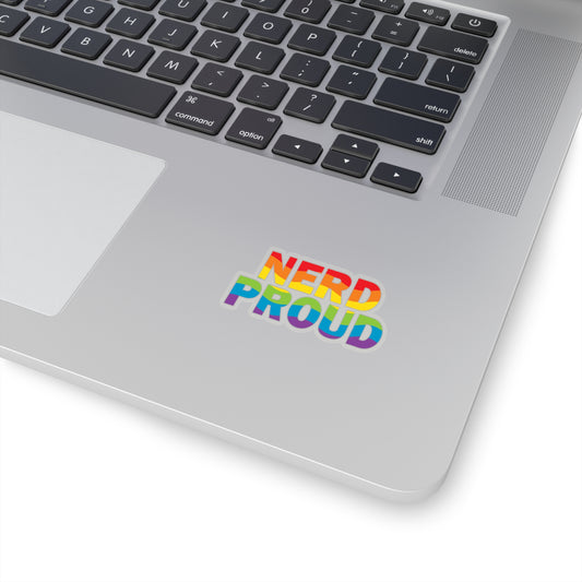 "Nerd Proud" - Kiss-Cut Stickers