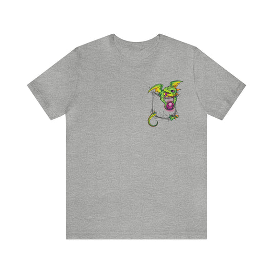 "Pocket Dragon" - Short Sleeve Tee (NEW SIZE OPTIONS)