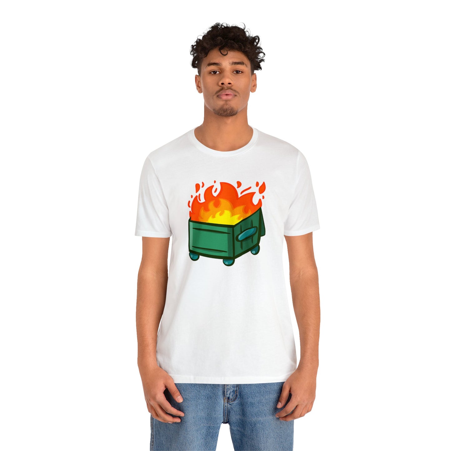 "Dumpster Fire" - Unisex Jersey Short Sleeve Tee (Multiple Color Options)