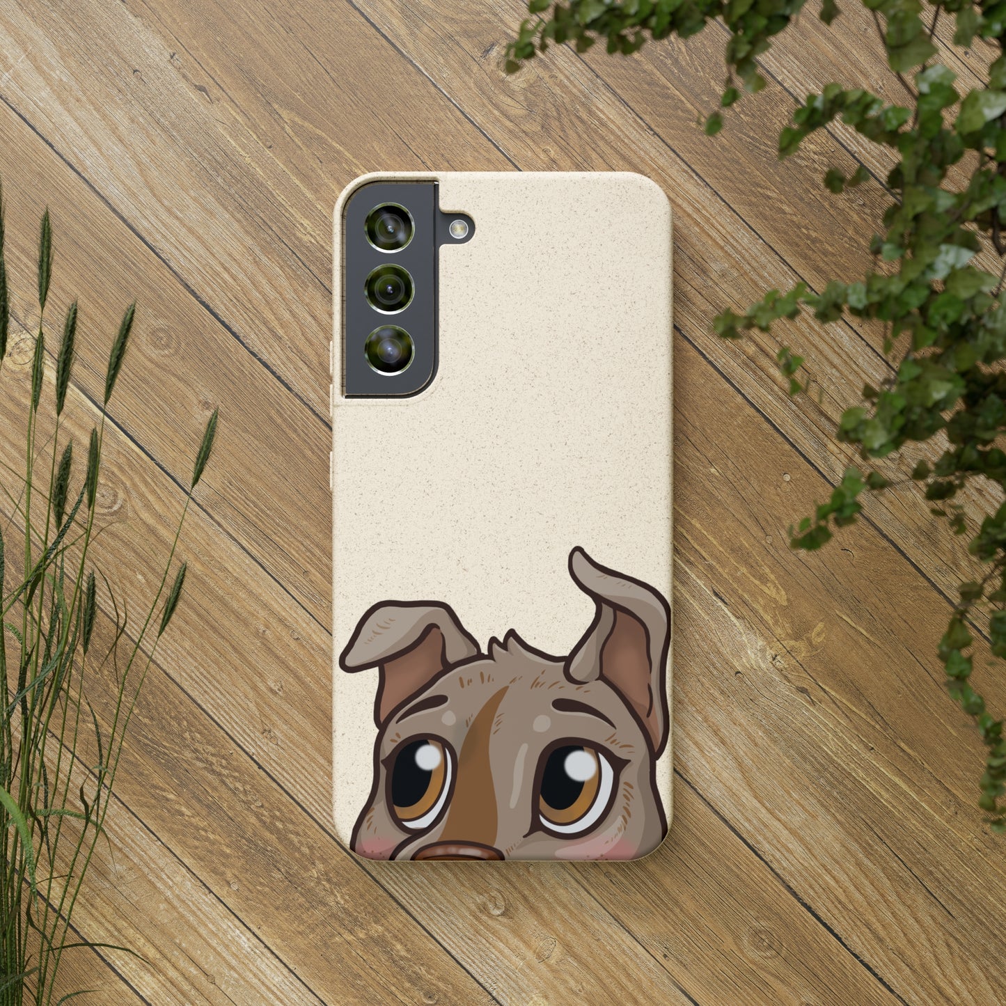 "Puppy Peek" - Phone Case