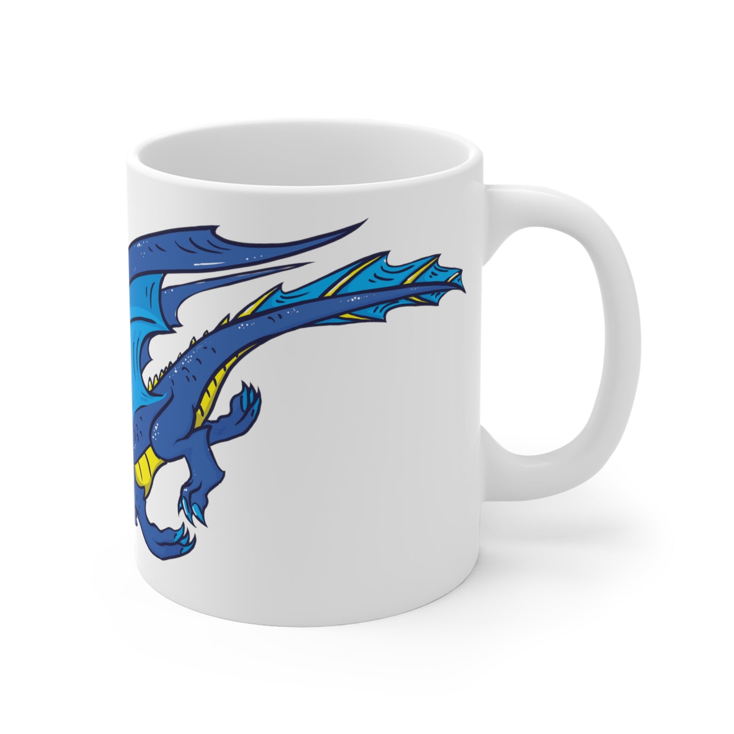 "Dragon (Blue)" - Ceramic Mugs (11oz/15oz/20oz)