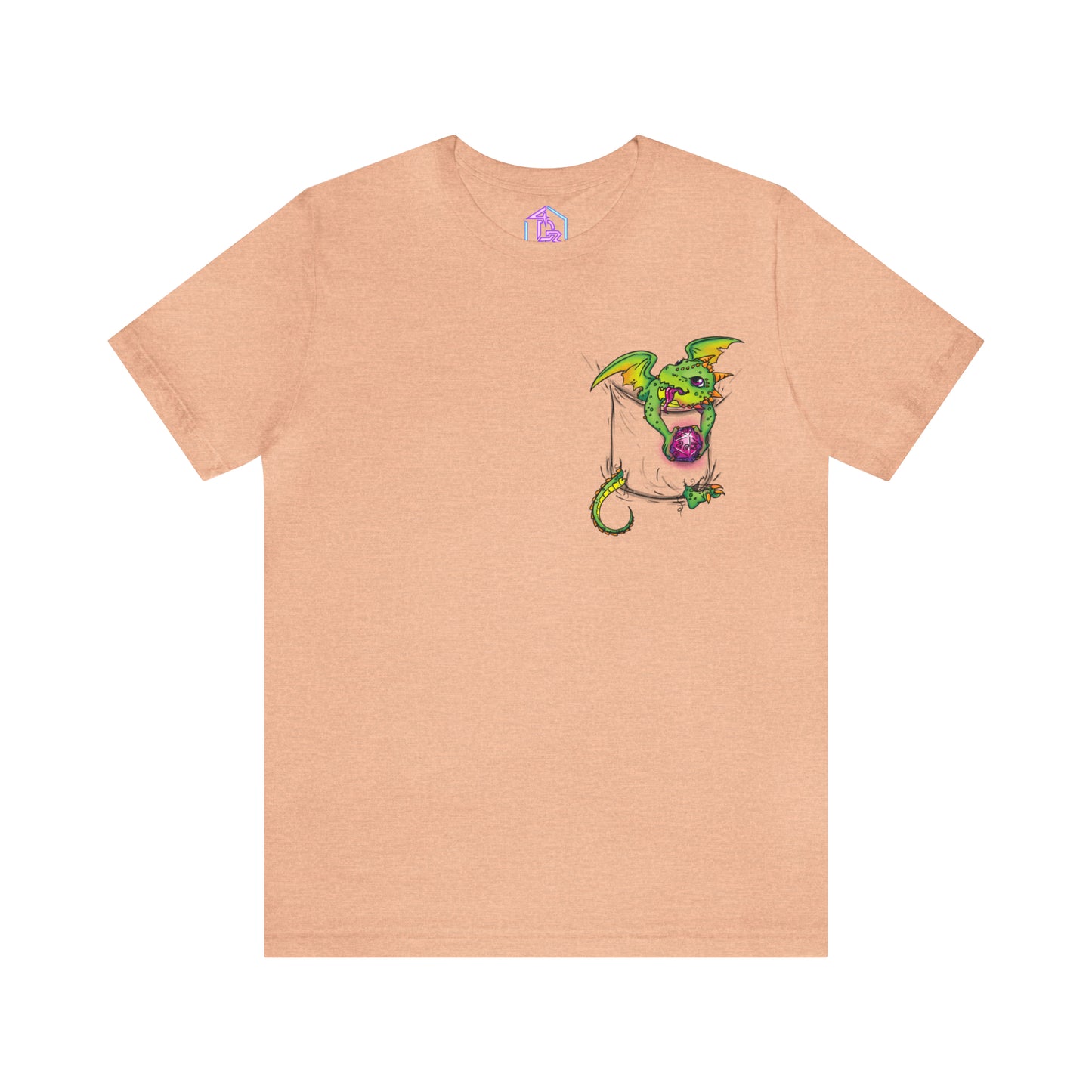 "Pocket Dragon" - Short Sleeve Tee (Multiple Color Options)