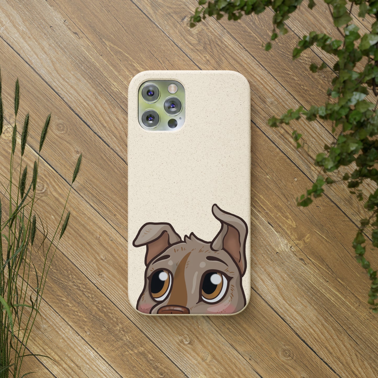 "Puppy Peek" - Phone Case