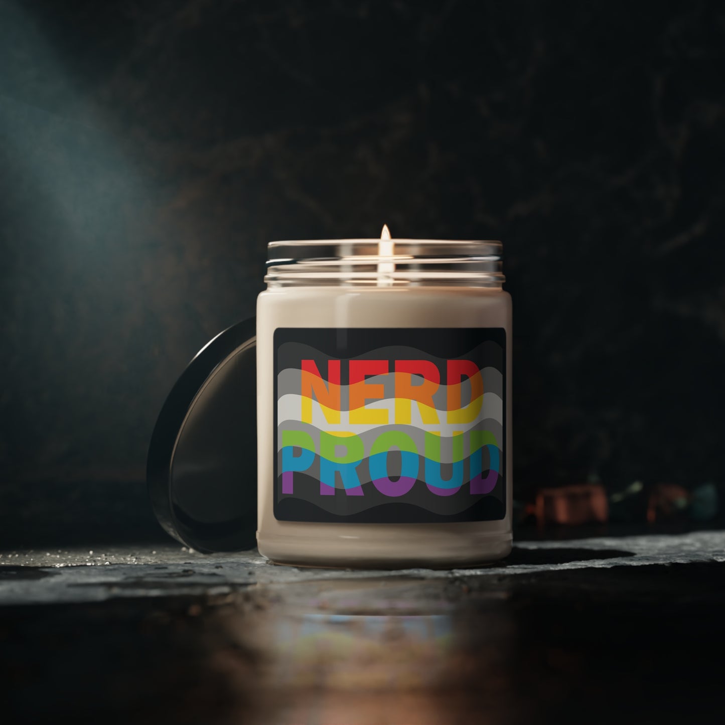 "Nerd Proud" Flag - Scented Candle (9oz)