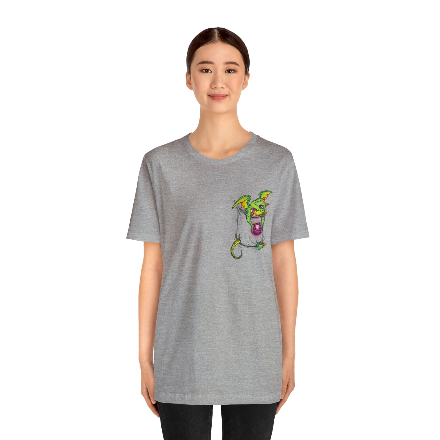 "Pocket Dragon" - Short Sleeve Tee (Multiple Color Options)