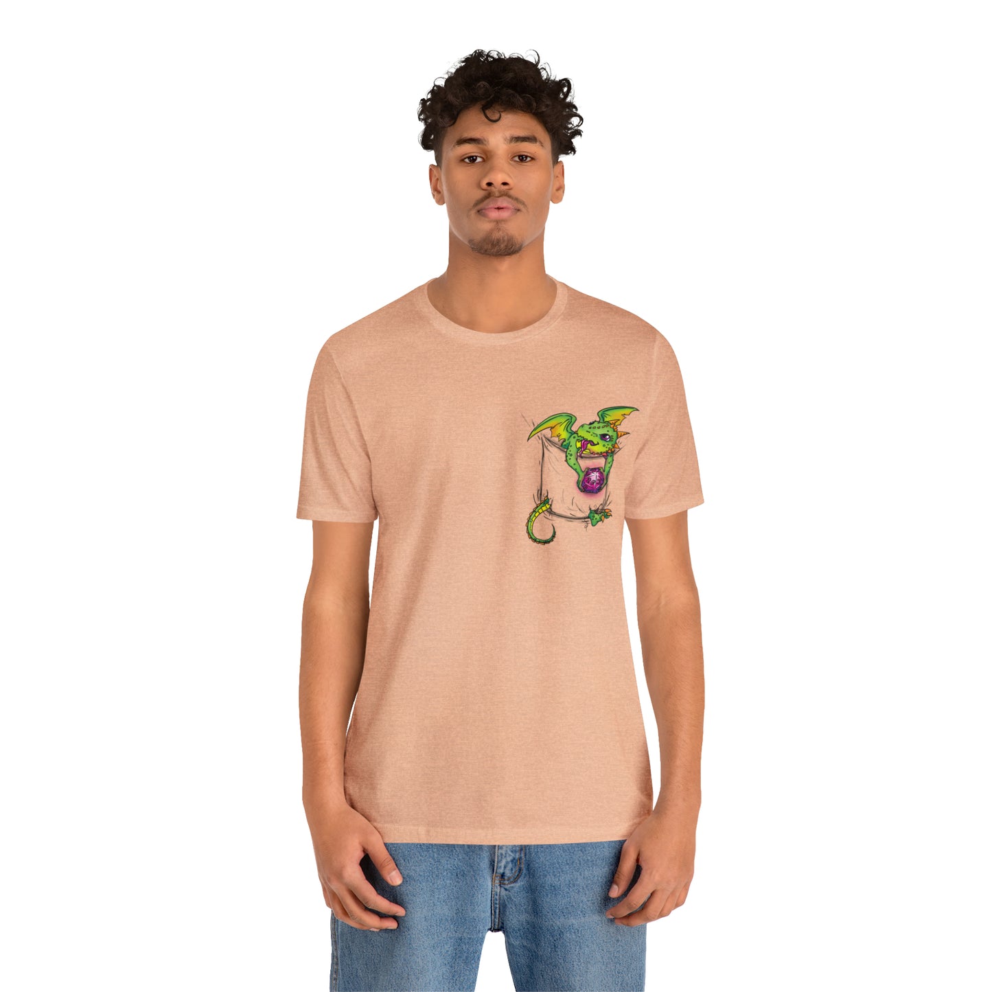 "Pocket Dragon" - Short Sleeve Tee (Multiple Color Options)