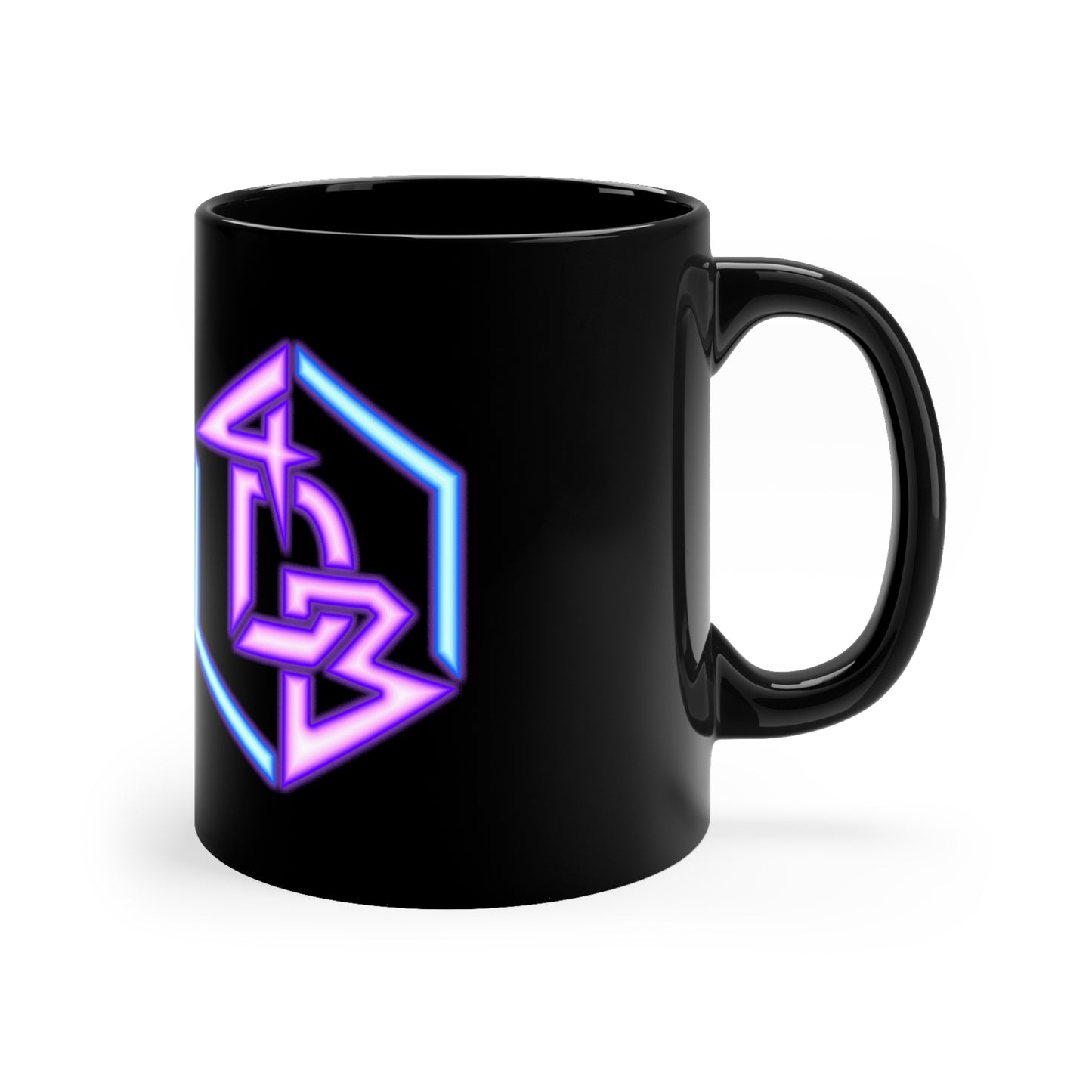 The Official 4DavidBlue Stream Mug - Black (11oz)