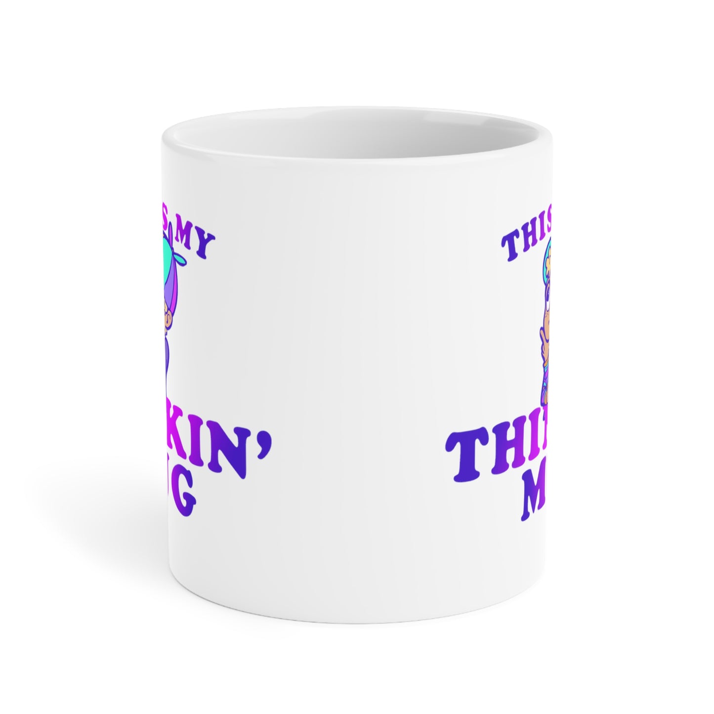 "Thinkin' Mug" Kid - Ceramic Mugs (11oz/15oz/20oz)