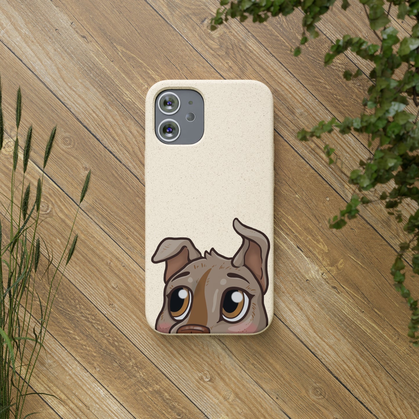 "Puppy Peek" - Phone Case