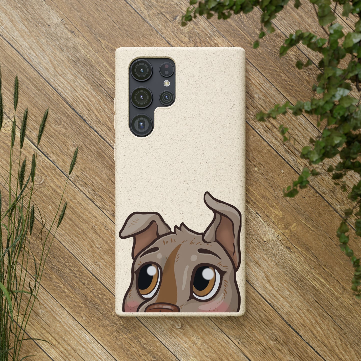 "Puppy Peek" - Phone Case