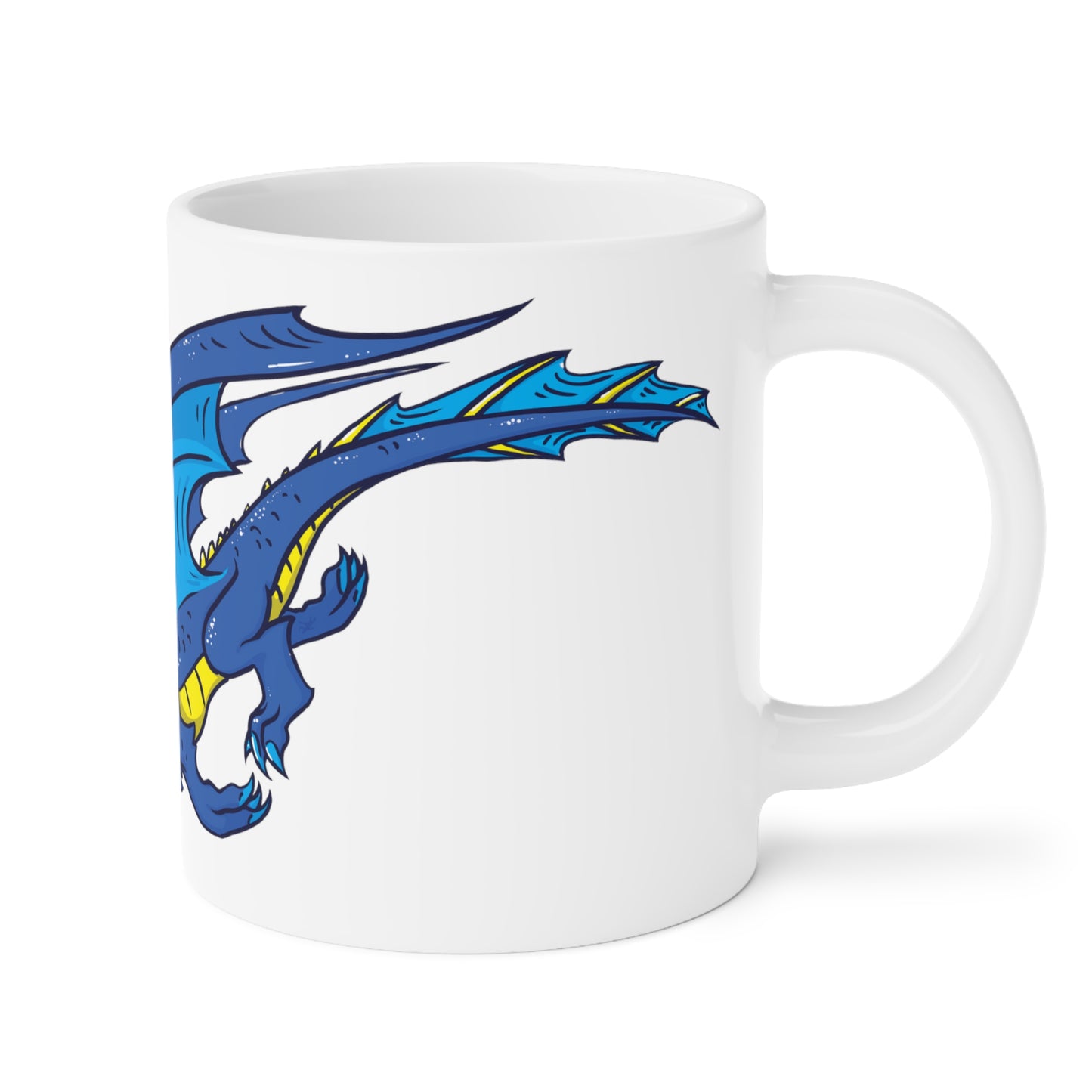 "Dragon (Blue)" - Ceramic Mugs (11oz/15oz/20oz)