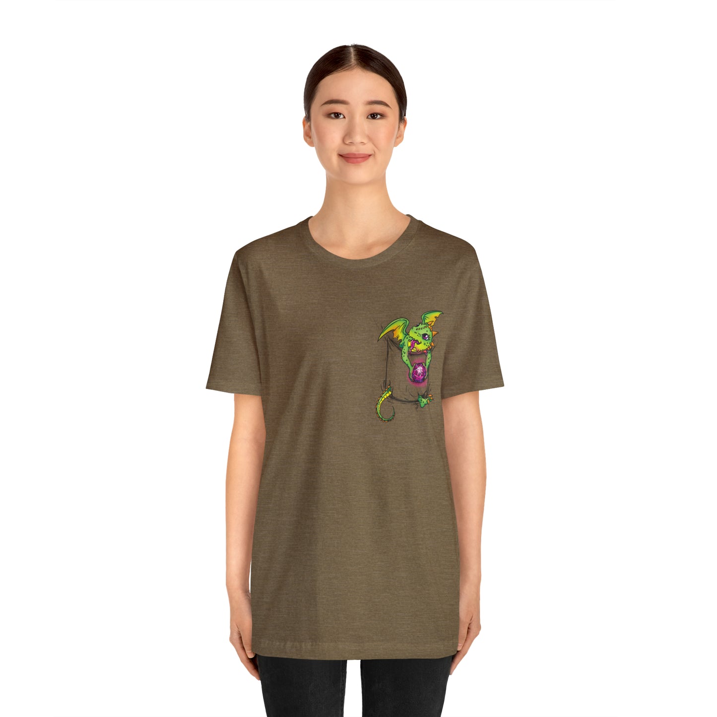 "Pocket Dragon" - Short Sleeve Tee (Multiple Color Options)