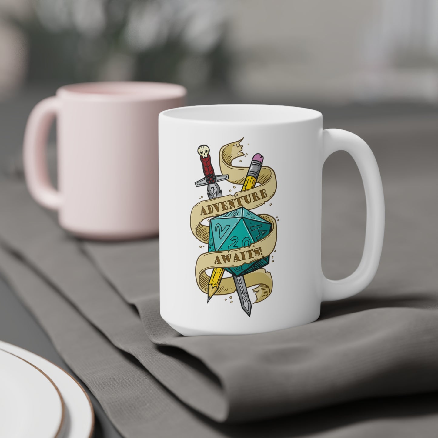 "Adventure" TTRPG - Ceramic Mugs (11oz/15oz/20oz)