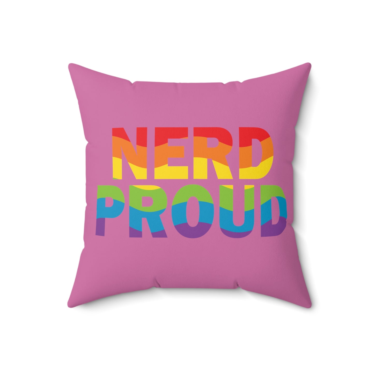 "Nerd Proud" Square Pillow