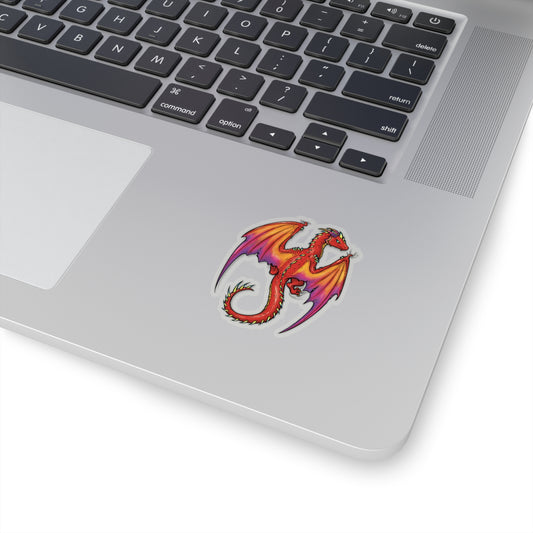 "Dragon (Red)" - Kiss-Cut Stickers