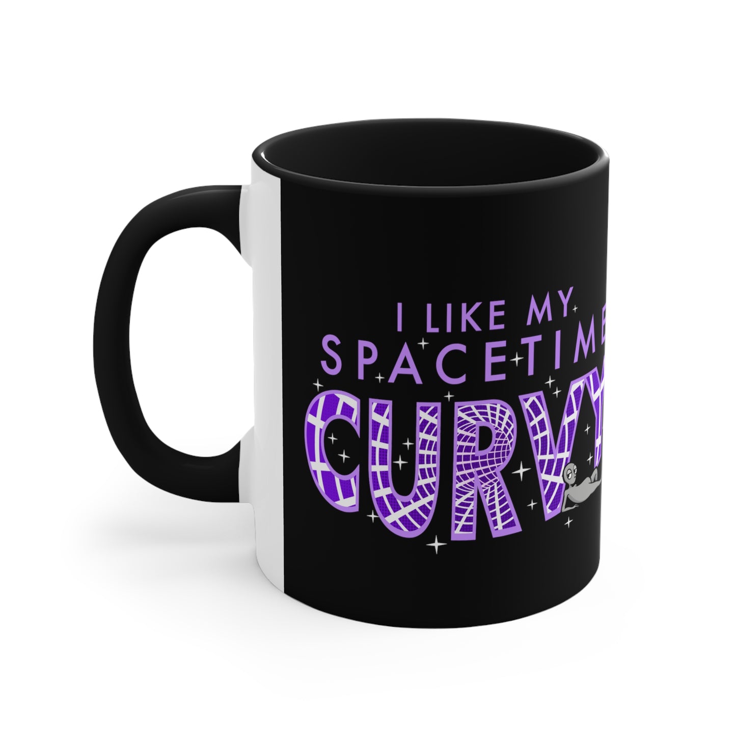 "Spacetime" - Accent Coffee Mug (11oz)