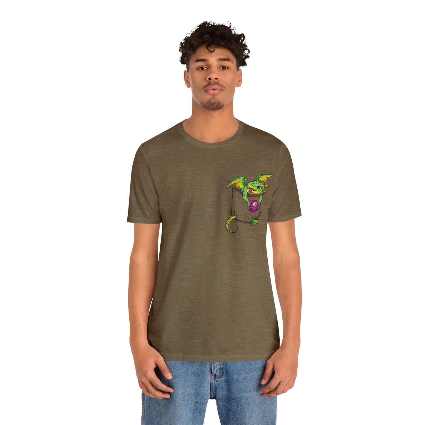 "Pocket Dragon" - Short Sleeve Tee (Multiple Color Options)