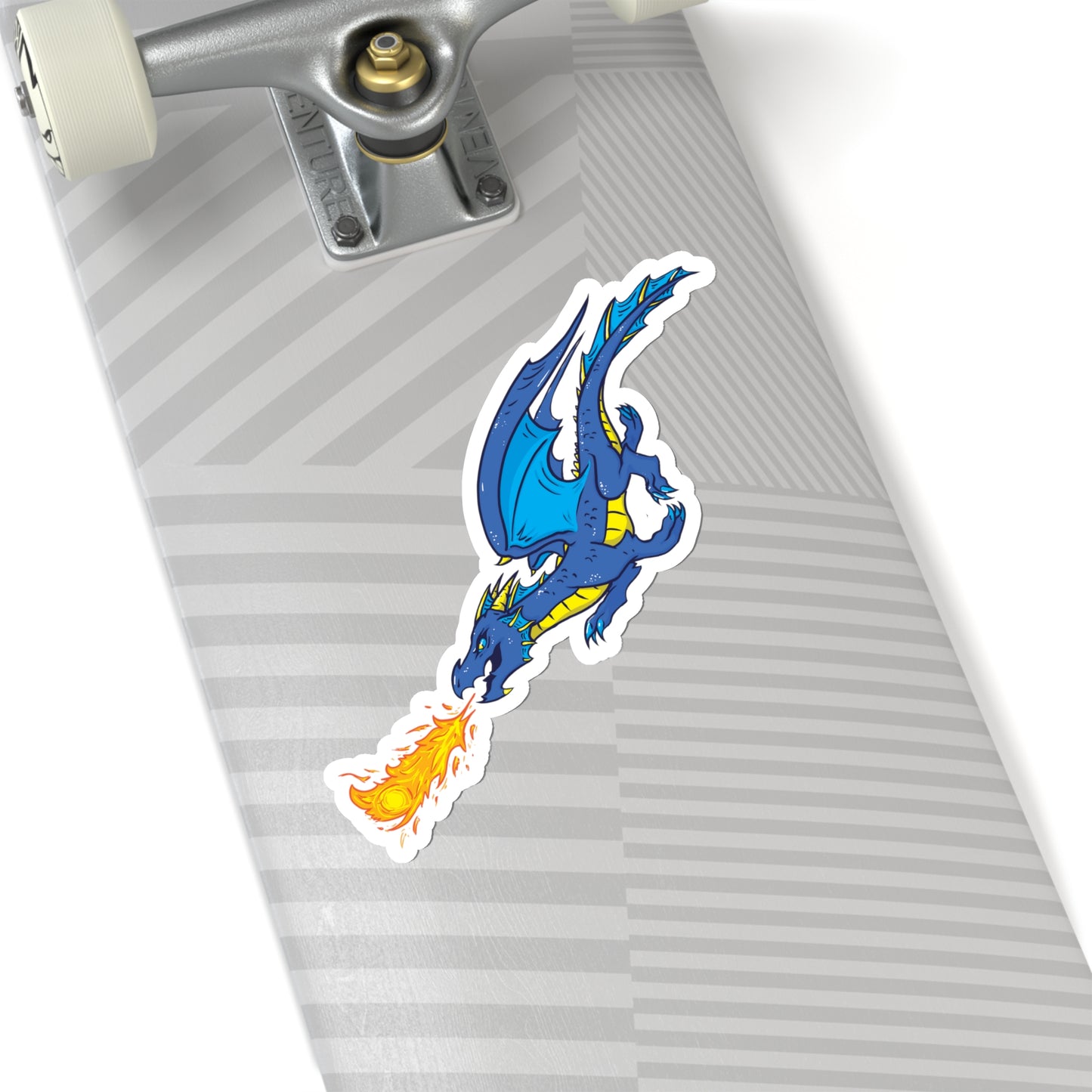 "Dragon (Blue)" - Kiss-Cut Stickers (Multiple Sizes)