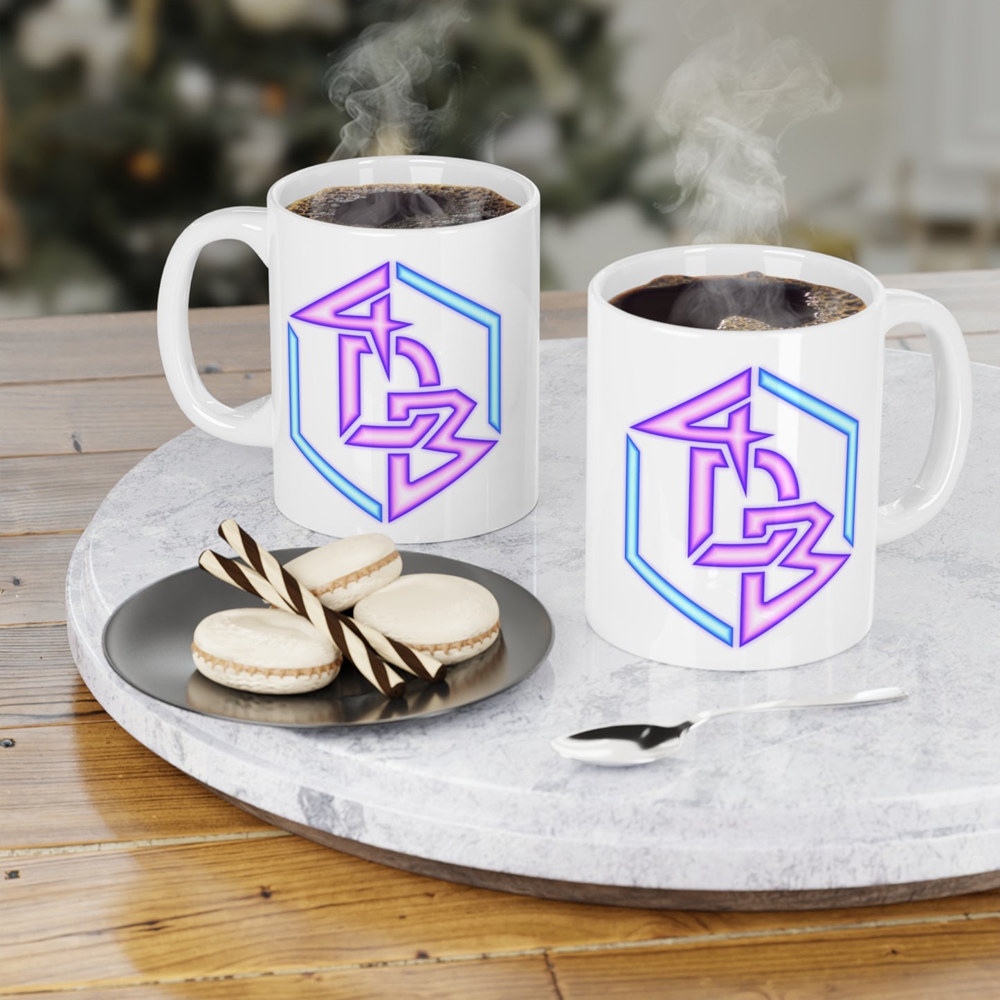 The Official 4DavidBlue Stream Mug - White (11oz/15oz/20oz)