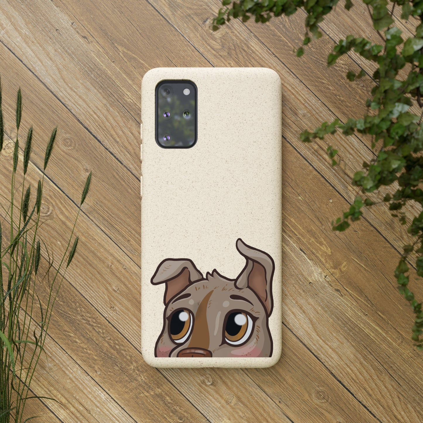 "Puppy Peek" - Phone Case