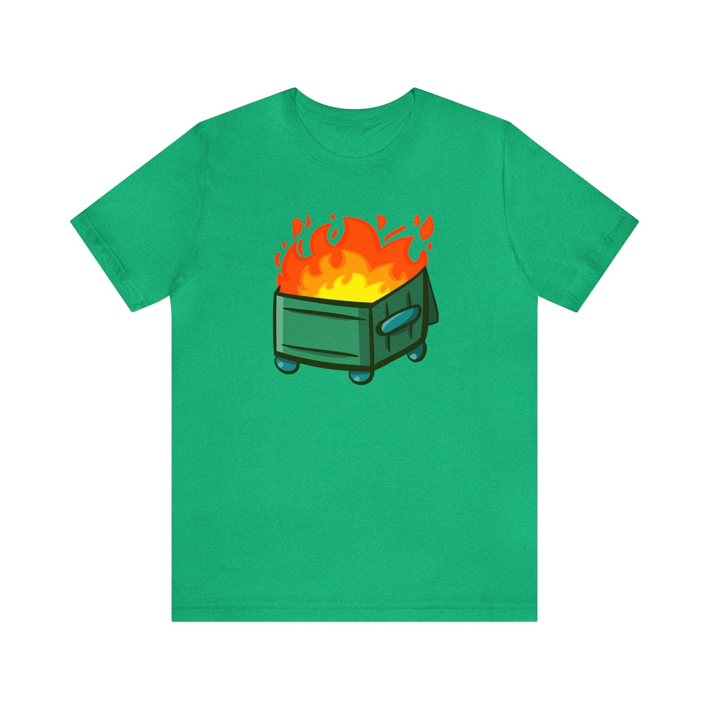 "Dumpster Fire" - Unisex Jersey Short Sleeve Tee (Multiple Color Options)