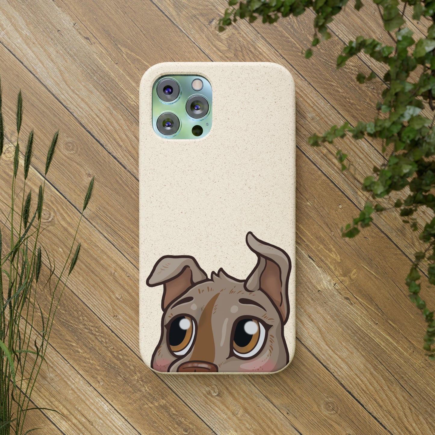 "Puppy Peek" - Phone Case