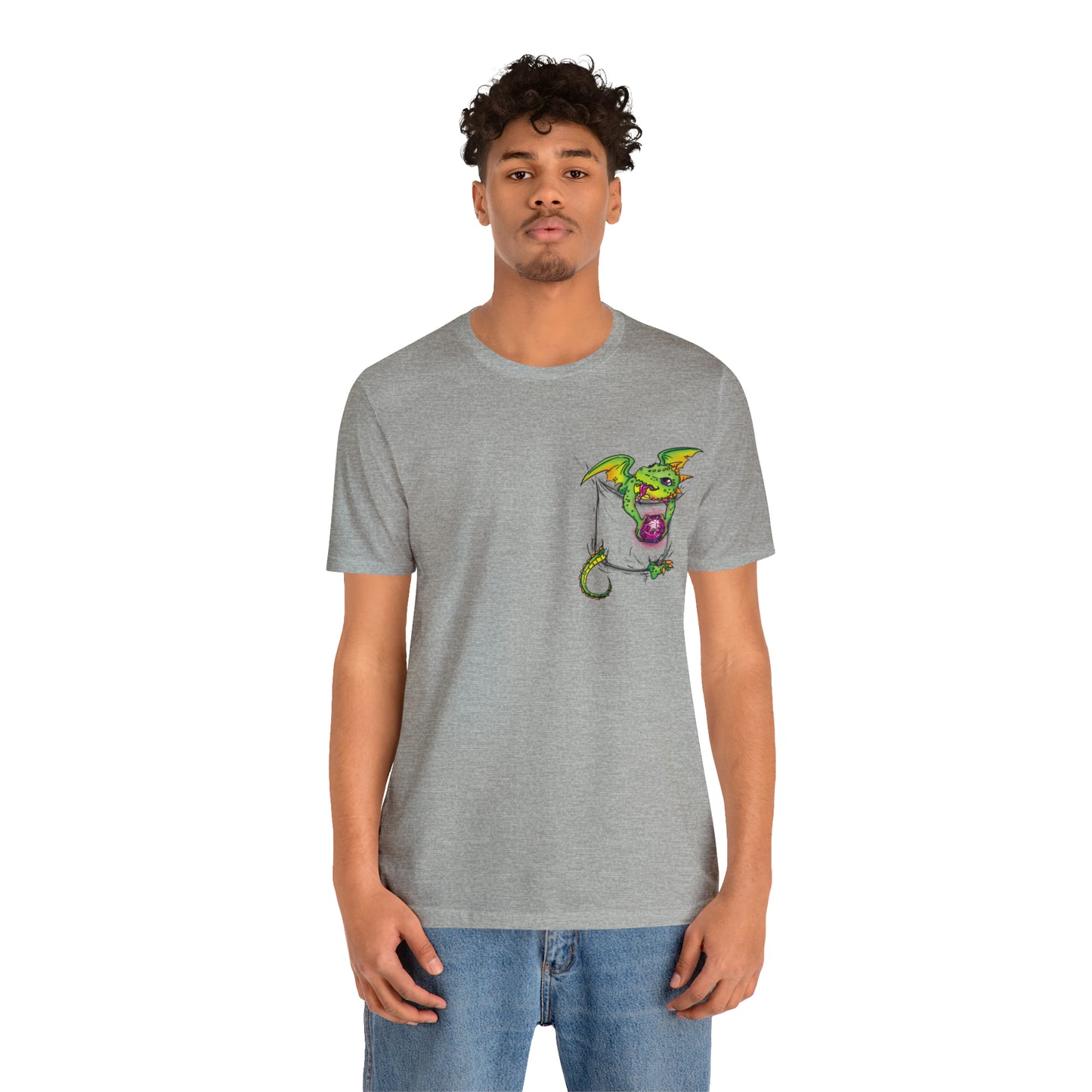 "Pocket Dragon" - Short Sleeve Tee (Multiple Color Options)