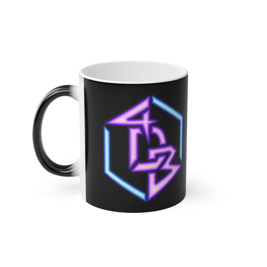 The Official 4DavidBlue Stream Magic Mug -  Black 11oz