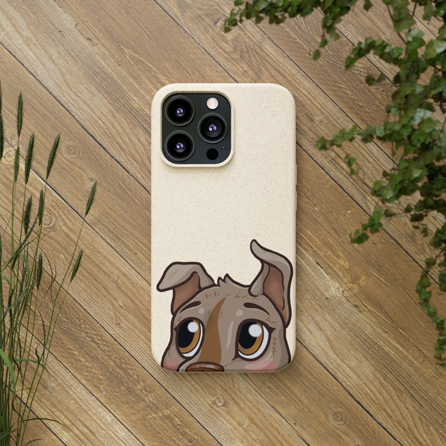 "Puppy Peek" - Phone Case