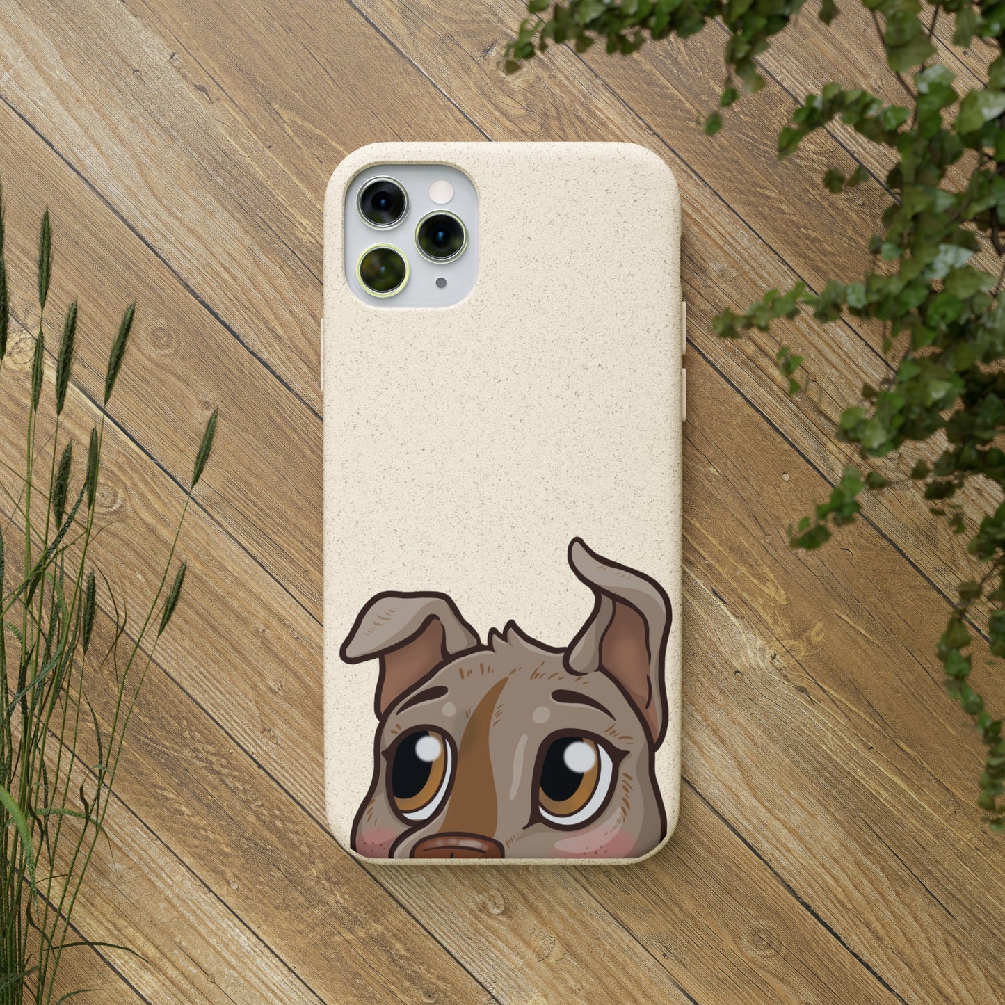 "Puppy Peek" - Phone Case