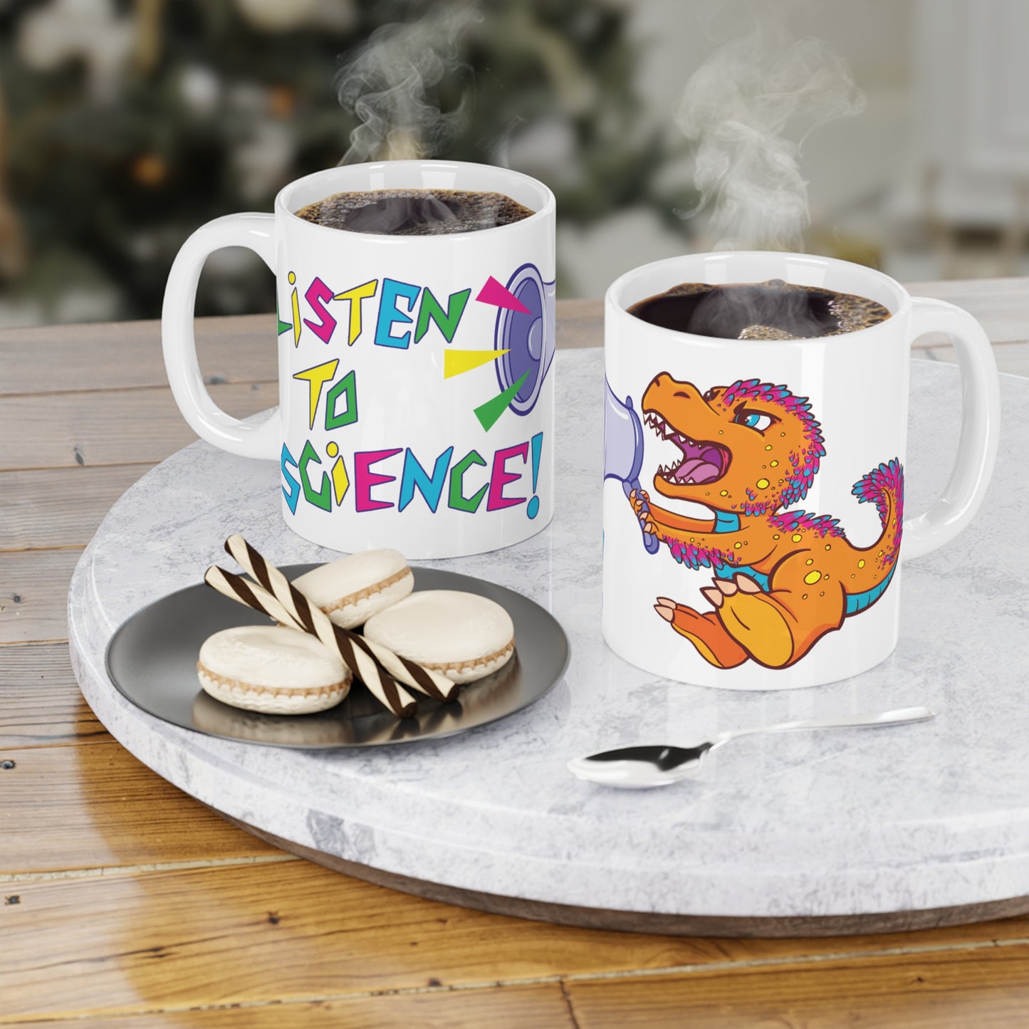 "Listen to Science!" - Ceramic Mugs (11oz/15oz/20oz)