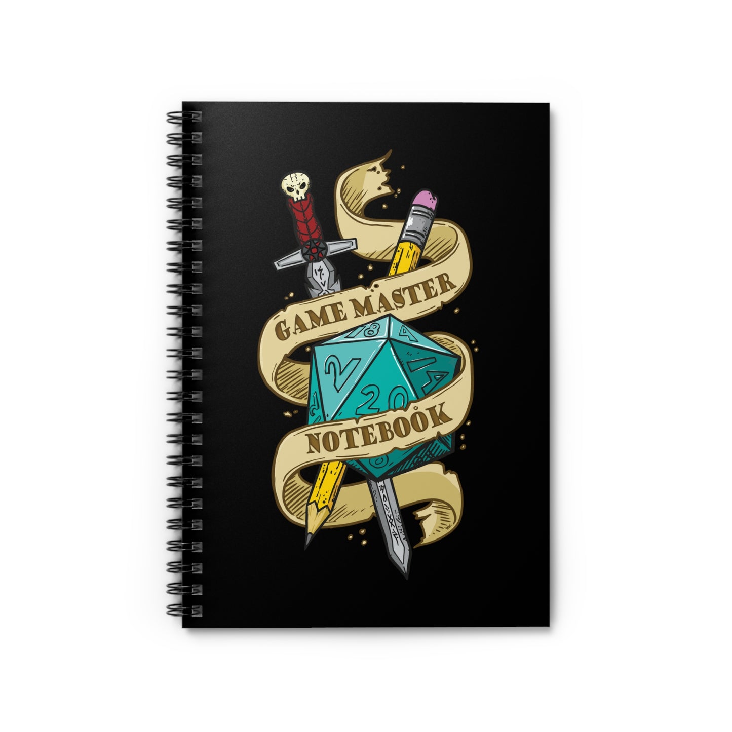 "GM Notebook" - Spiral Journal (Lined)