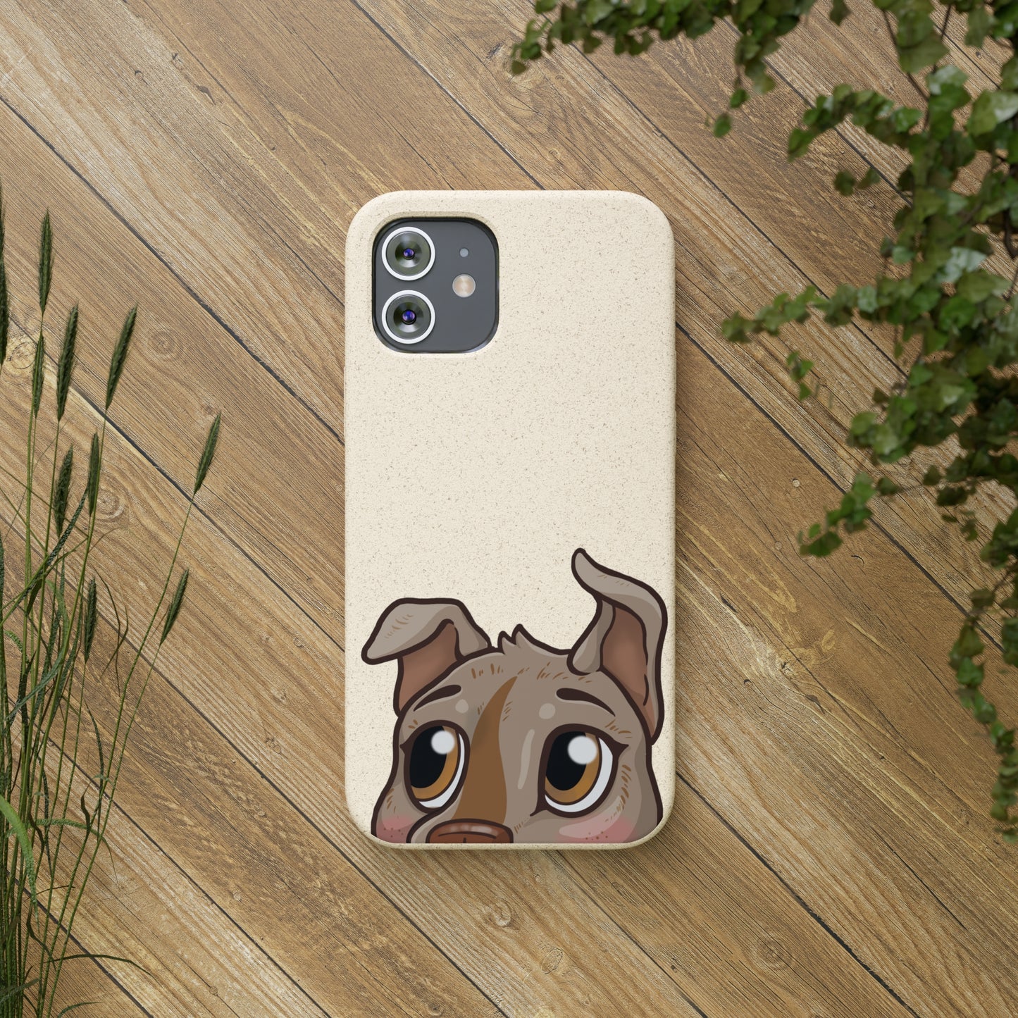 "Puppy Peek" - Phone Case