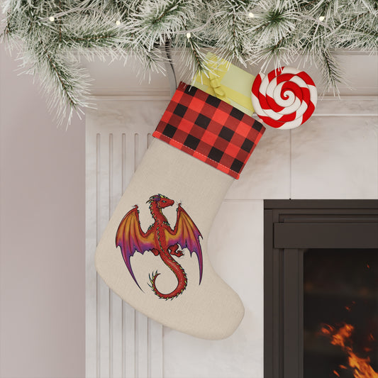 "Dragon (Red)" - Christmas Stocking